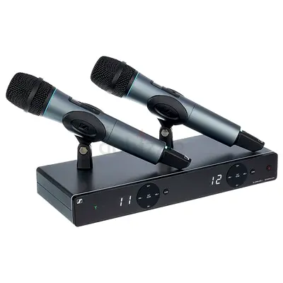 Sennheiser XSW 1-825-DUAL- B Dual Channel Wireless Handheld Microphone System