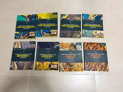 Maths and Chemistry Edexcel AS and A Level books