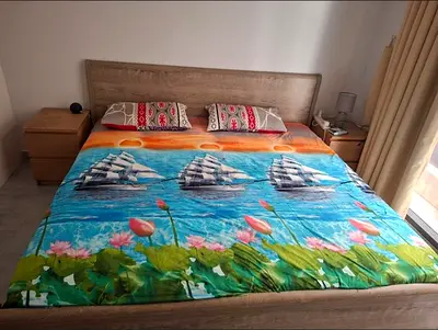 Super King Bed with 2 Side Tables - Good condition
