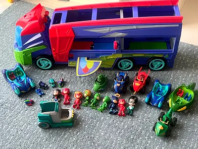PJ Mask Toys – Complete Set with All Figures & Cars