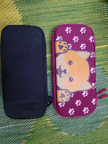 Nintendo Switch protective carrying cases (pair) - used