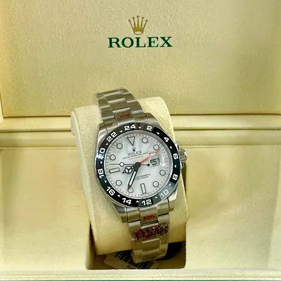 Rolex 🤩EXPLORER II for man super Master quality 100%Waterproof & Sapphire Glass with box 😍