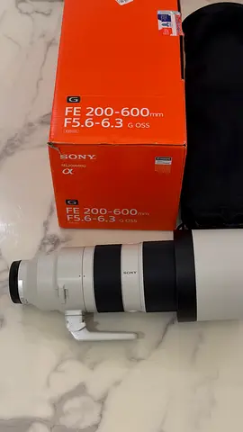 Sony 200-600mm G OSS | استخدام مرة واحدة فقط | شبه جديدة
