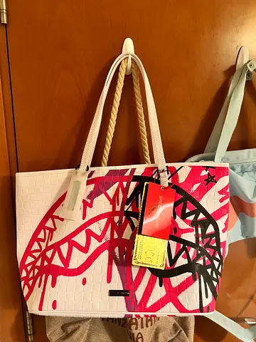 Sprayground Mayhem Graffiti Tote Bag