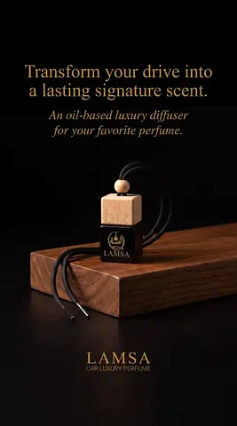 Lamsa Car Luxury Perfume Oil-Based Diffuser (Hanging Bottle)