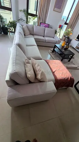 Ikea kivik U Shape Sofa Beige-Color