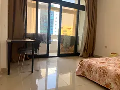 Furnished Master Bedroom | Balcony | Neat and Clean | Near Al Wahda Mall | Airport Road