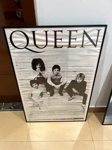 Framed Queen posters