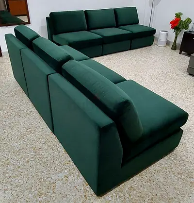 Sofa Set with footrest (Home Center) in VGC