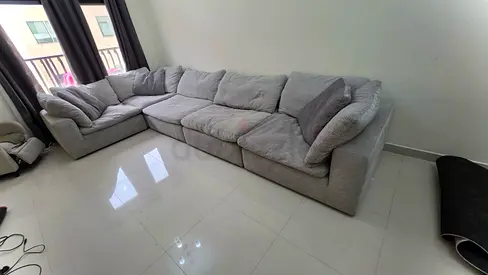 same perfect condition Pan Emirates Pianca Modern feather filled sofa