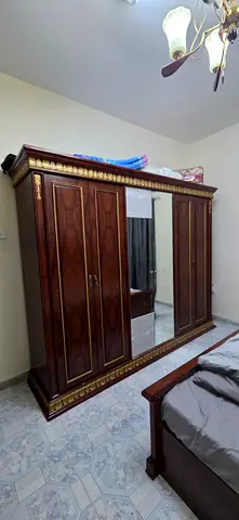 Urgent Bed room set with  6-Door Wardrobe with Mirror and and side table