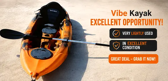 Vibe Solo Kayak - Lightly Used, Excellent Condition