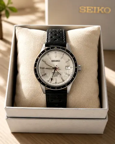 Seiko Presage GMT Automatic | Full Set | Documents & Bill