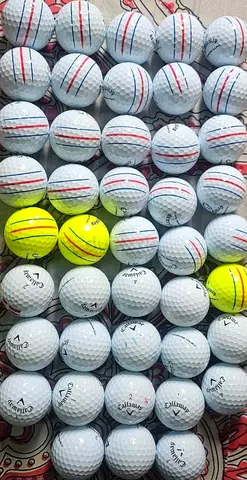 Callaway chromosoft triple track grade A condition golf balls available and Taylor made tp5 also ava