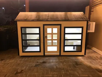 Cat house , Dog house , Pet house , Dog kennel , With AC