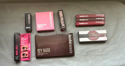 Huda Beauty Makeup Bundle – 9 Items | Brand New