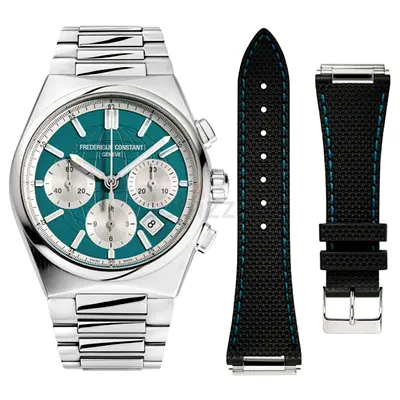 FREDERIQUE CONSTANT HIGHLIFE CHRONOGRAPH AUTOMATIC LIMITED EDITION 100PCS GENTS WATCH 
Turquoise W/