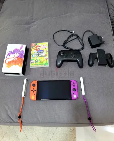 *URGENT SALE* (Price Negotiable) Nintendo Switch OLED (Pokemon Edition) + Game and Pro Controller.