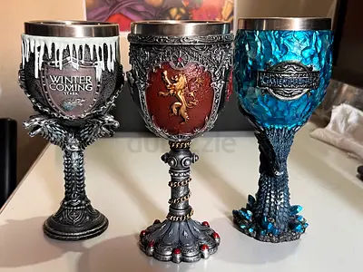 Games of Thrones 3D wine glass 7"