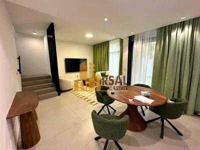 Furnished 3BHK Corner Unit with Maid’s Room | Sendian, Masaar