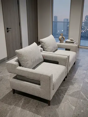 Ahomecentre Ellington Armchair - Grey, Size 79x84x73 cm