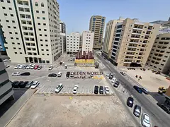1BR apartment for annual rent in Al Qasimia Al Mahatta, with balcony, open view, 1 bathroom, good sp