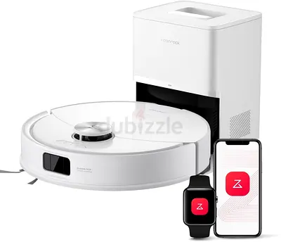 Roborock Q10 VF+(Upgraded from S8 +) Robot Vacuum and Mop with Self-Emptying, 10,000Pa Suction White