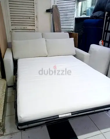 Comfortable White Pull Out Sofa Bed