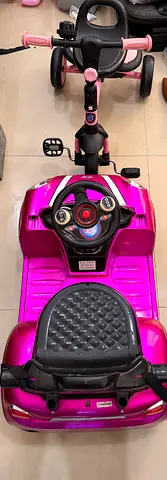 Pink Electric Ride-On Car and bicycle with Handle and Pedals - Good Condition