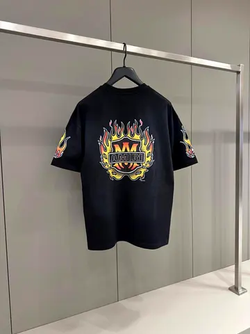 AMIRI MA flames oversized t shirt