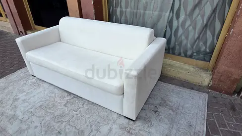 Italian comodo two seater sofa bed with mattress