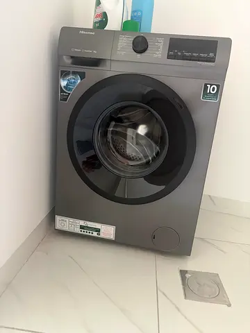 Hisense Front Load Washing Machine 7kg - Grey, excellent Condition