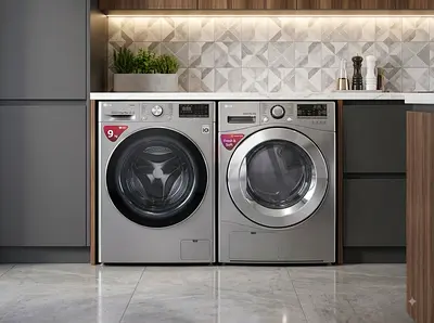 LG Latest Model 9kg Washer & 9kg Dryer Set – Separate Units | Premium Quality