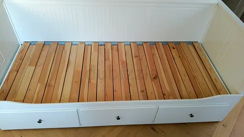 IKEA hemnes daybed frame with two mattresses