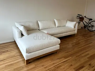 As new Crate&barrel L shape sofa