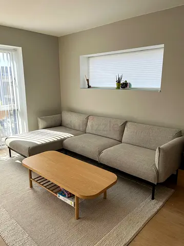 Ikea Applaryd lshape sofa beige color