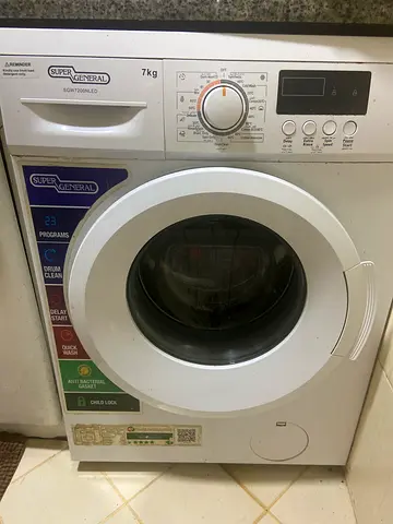 Super General 7kg Front-Load Washing Machine - Working Condition