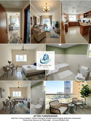 Spacious 1 BHK Near Dubai Border | Opp. Sahara Centre | Free Parking – AED 36000