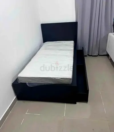 IKEA malam bed with mattress 90x200