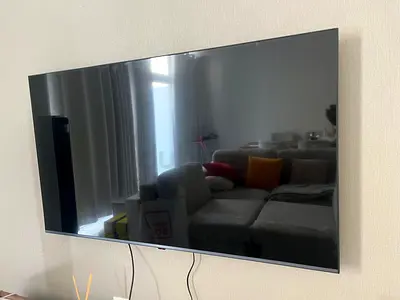 55" QNED 4K UHD LED Smart TV with Magic Remote - Wall Mounted, Good Condition