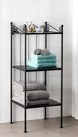 Black Shelving IKEA RÖNNSKÄR
