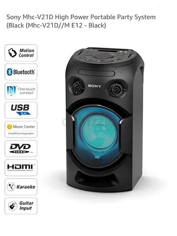 Portable Party audio system SONY. Useonly few time. Still new