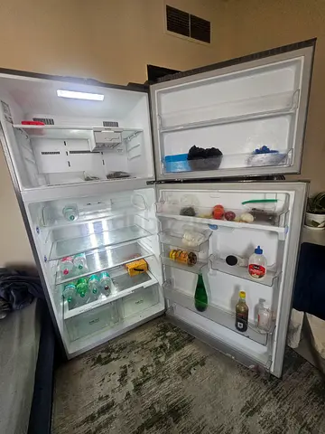 Used double-door refrigerator - good working condition