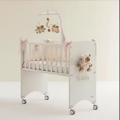 Nanan Pink Puccio Co-sleeping Bed With Mattress - Immaculate Condition