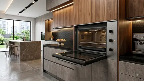 Teka NEO HSF 9000 SS 90cm Multifunction Oven – 7 Cooking Functions | HydroClean