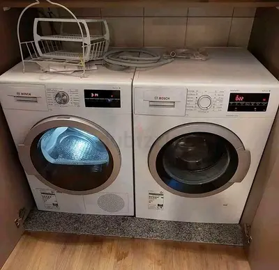 Bosch series 6 model 9 kg washer and 9 kg dryer set separate same like a new perfect working