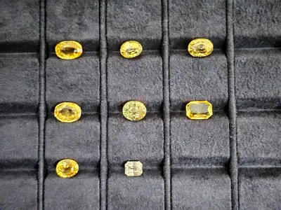 Yellow Sapphires Cyloan (Natural - Unheated)