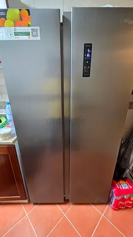 Stainless Steel Side by Side Refrigerator