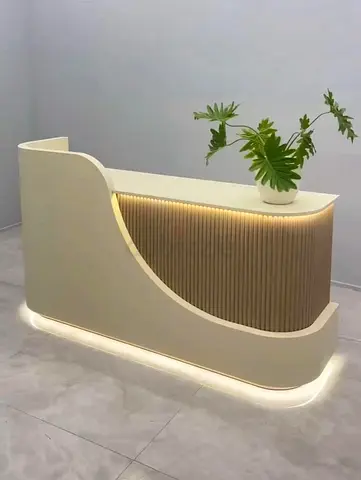 M2 Retail Custom Spa Reception Desk Counter for Modern Salon