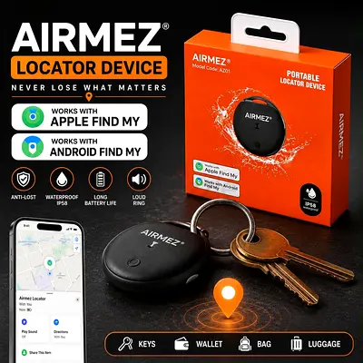 AIRMEZ Locator Tag | Apple Find My & Android